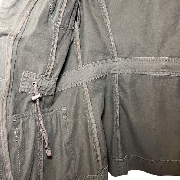 Forever 21 Women's Army Green Utility Jacket Size: 10 - Picture 6 of 8